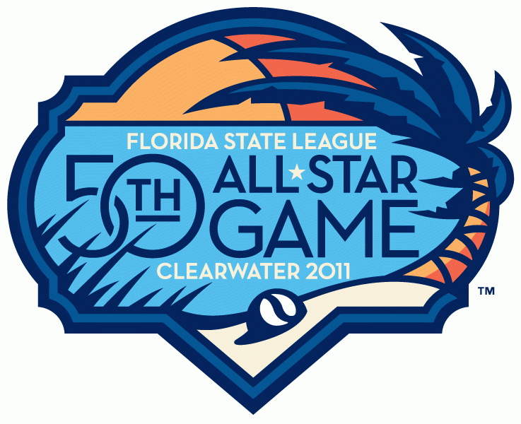 Florida State League All-Star Game primary logo 2011 iron on heat transfer